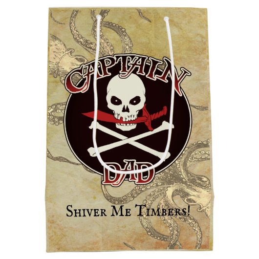 Kapitein Pap - Embraad door de Deep Medium Cadeauzakje (Achterkant)