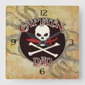 Kapitein Pap - Embraad door de Deep Vierkante Klok (Voorkant)