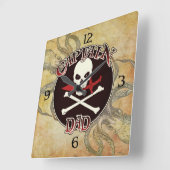 Kapitein Pap - Embraad door de Deep Vierkante Klok (Hoek)