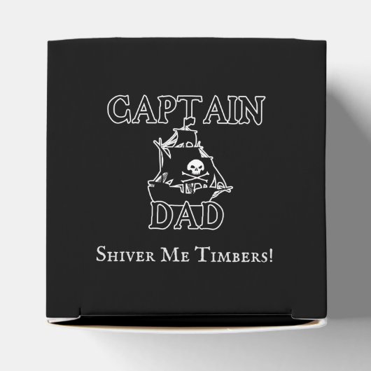 Kapitein Pap - Ghobold Galleon Bedankdoosjes (Bovenkant)