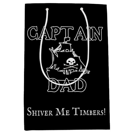 Kapitein Pap - Ghobold Galleon Medium Cadeauzakje (Voorkant)