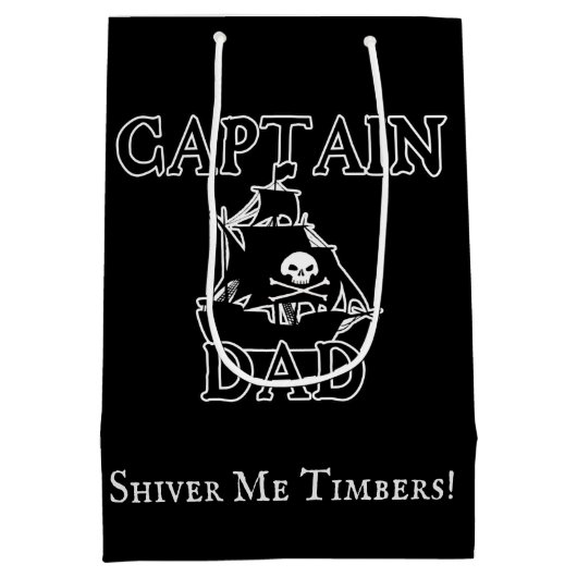 Kapitein Pap - Ghobold Galleon Medium Cadeauzakje (Achterkant)