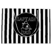 Kapitein Pap. Ghovormig Galleon Gift Bag Groot Cadeauzakje (Achterkant)
