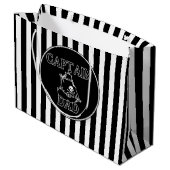Kapitein Pap. Ghovormig Galleon Gift Bag Groot Cadeauzakje (Achterkant Gekanteld)
