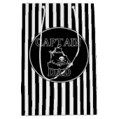 Kapitein Pap. Ghovormig Galleon Gift Bag Medium Cadeauzakje (Voorkant)