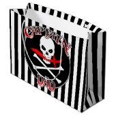 Kapitein Pap Gift Bag Large Cadeautasje (Achterkant Gekanteld)