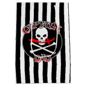 Kapitein Pap Gift Bag Medium Cadeauzakje (Achterkant)