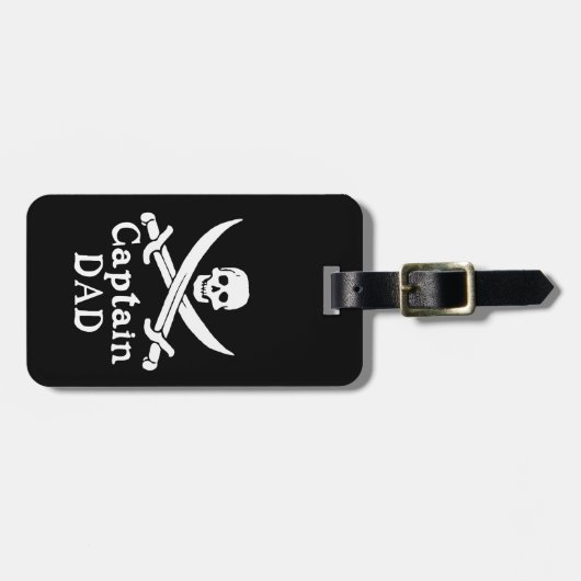 Kapitein Pap - Klassiek Bagagelabel (Voorkant horizontaal)