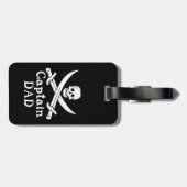 Kapitein Pap - Klassiek Bagagelabel (Achterkant horizontaal)