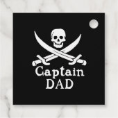 Kapitein Pap - Klassiek Bedankjes Labels (Achterkant)