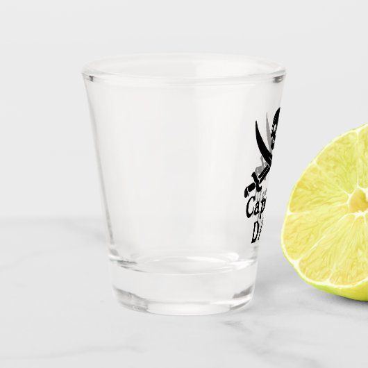 Kapitein Pap - Klassiek Shot Glas (Links)