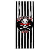 Kapitein Pap Wine Bag Wijn Cadeautas (Achterkant)