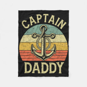  kapitein papa Boat Pontoon Papa Vist Sai Fleece Deken