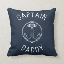 Kapitein Papa Nautical Navy Blue Name