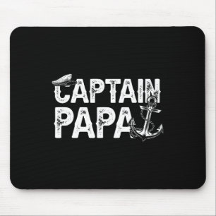 Kapitein Papa Pontoon Meer Zeiler Vissen Boot F Muismat