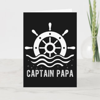 Kapitein Papa Vaart Vaderdag Ponton Kapitein  Kaart
