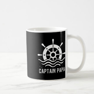 Kapitein Papa Vaart Vaderdag Ponton Kapitein  Koffiemok
