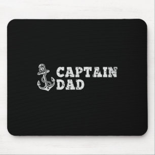 Kapitein Papa Zeilen Varend Vintage Boot Anker Fu Muismat