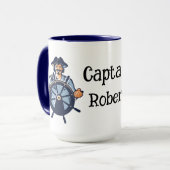 Kapitein personaliseren mok (Voorkant links)
