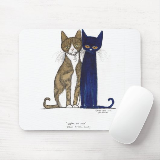 Kapitein & Pete Mousepad Muismat (Met muis)
