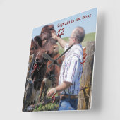 Kapitein Pinzgauer stier klok (Hoek)