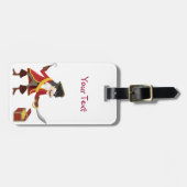 Kapitein pirate bagagelabel (Voorkant horizontaal)