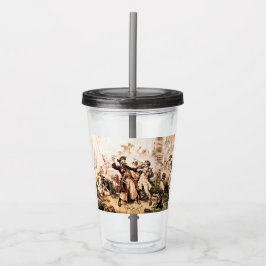 Kapitein, Pirate Blackbeard, Queen Anne's Revenge Acryl Drinkbeker