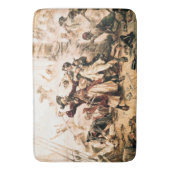 Kapitein, Pirate Blackbeard, Queen Anne's Revenge Badmat (Voorkant Verticaal)