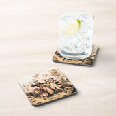 Kapitein, Pirate Blackbeard, Queen Anne's Revenge Bier Onderzetter (Rechterzijde)