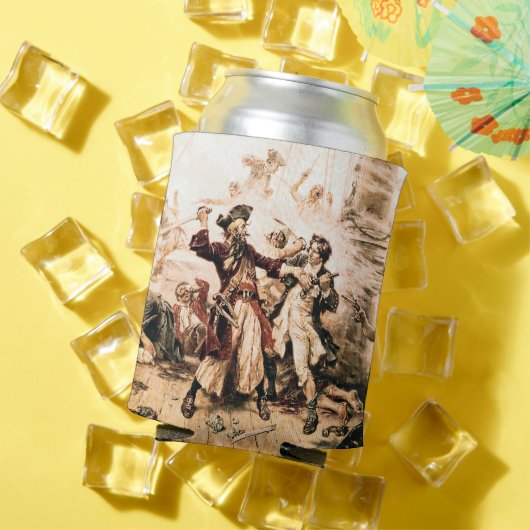 Kapitein, Pirate Blackbeard, Queen Anne's Revenge Blikjeskoeler (Insitu Zomer)