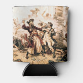 Kapitein, Pirate Blackbeard, Queen Anne's Revenge Blikjeskoeler (Voorkant)