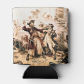 Kapitein, Pirate Blackbeard, Queen Anne's Revenge Blikjeskoeler (Achterkant)