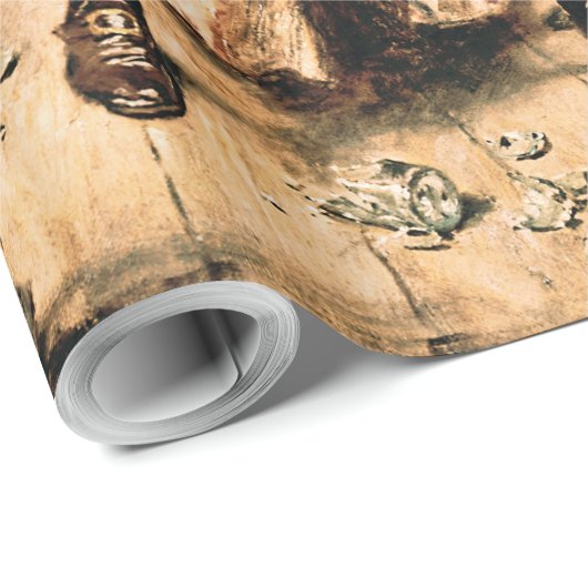 Kapitein, Pirate Blackbeard, Queen Anne's Revenge Cadeaupapier (Rol Hoek)