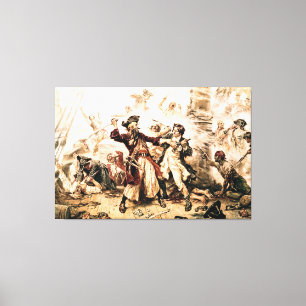 Kapitein, Pirate Blackbeard, Queen Anne's Revenge Canvas Afdruk