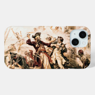 Kapitein, Pirate Blackbeard, Queen Anne's Revenge iPhone 15 Case