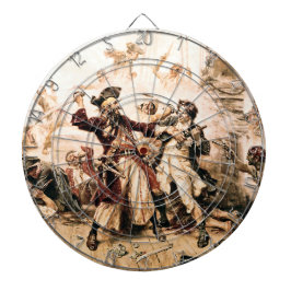 Kapitein, Pirate Blackbeard, Queen Anne's Revenge Dartbord