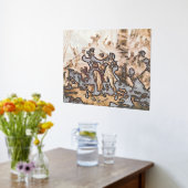 Kapitein, Pirate Blackbeard, Queen Anne's Revenge Folie Afdrukken (Laag (Keuken))