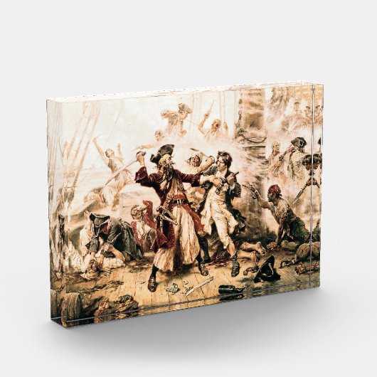 Kapitein, Pirate Blackbeard, Queen Anne's Revenge Fotoblokken (Links)