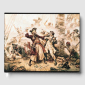 Kapitein, Pirate Blackbeard, Queen Anne's Revenge Gastenboek (Voorkant)