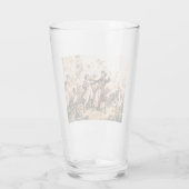 Kapitein, Pirate Blackbeard, Queen Anne's Revenge Glas (Achterkant)