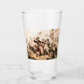 Kapitein, Pirate Blackbeard, Queen Anne's Revenge Glas (Voorkant)