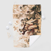 Kapitein, Pirate Blackbeard, Queen Anne's Revenge Golfhanddoek (Insitu)