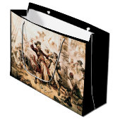 Kapitein, Pirate Blackbeard, Queen Anne's Revenge Groot Cadeauzakje (Voorkant Gekanteld)