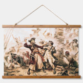 Kapitein, Pirate Blackbeard, Queen Anne's Revenge Hangend Wandkleed (Voorkant)