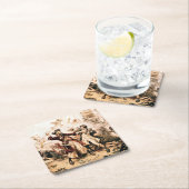 Kapitein, Pirate Blackbeard, Queen Anne's Revenge Kartonnen Onderzetters (Insitu)