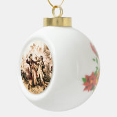 Kapitein, Pirate Blackbeard, Queen Anne's Revenge Keramische Bal Ornament (Rechts)