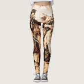 Kapitein, Pirate Blackbeard, Queen Anne's Revenge Leggings (Voorkant)