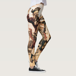 Kapitein, Pirate Blackbeard, Queen Anne's Revenge Leggings