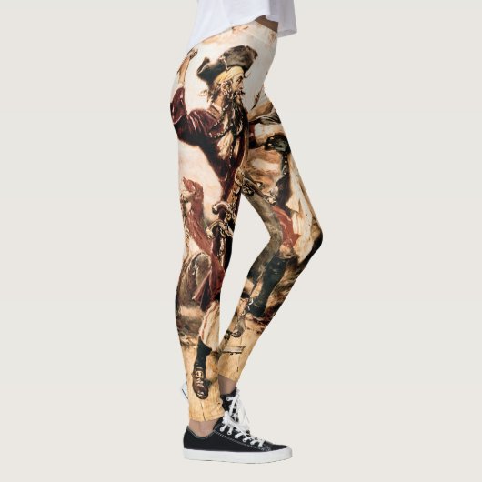 Kapitein, Pirate Blackbeard, Queen Anne's Revenge Leggings (Rechts)