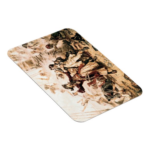 Kapitein, Pirate Blackbeard, Queen Anne's Revenge Magneet (Rechterzijde)